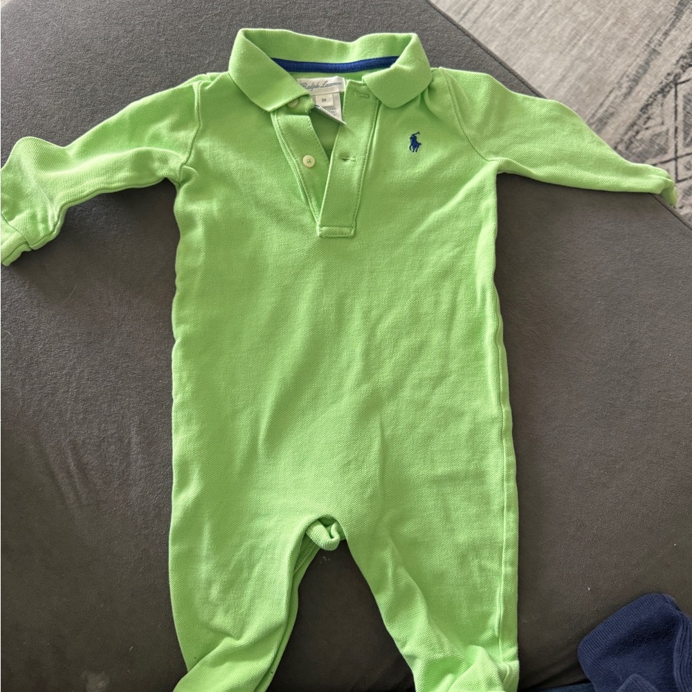 Ralph Lauren Green Kids One Piece